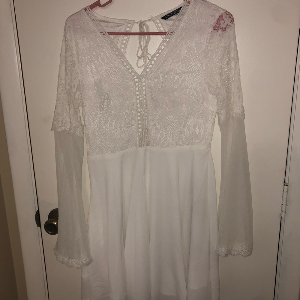 SHEIN small white boho dress